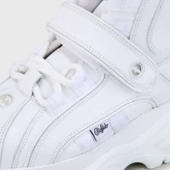 Shop BUFFALO 1348-14 2.0 Men-Sneaker High-Calf Leather-White Blanc