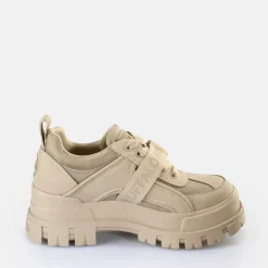 Sale BUFFALO Alpha Com Lo Chaussures Basses Veganes Creme Cream