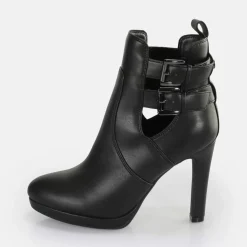 Discount BUFFALO Amy Coa Bottines Vegan Noir