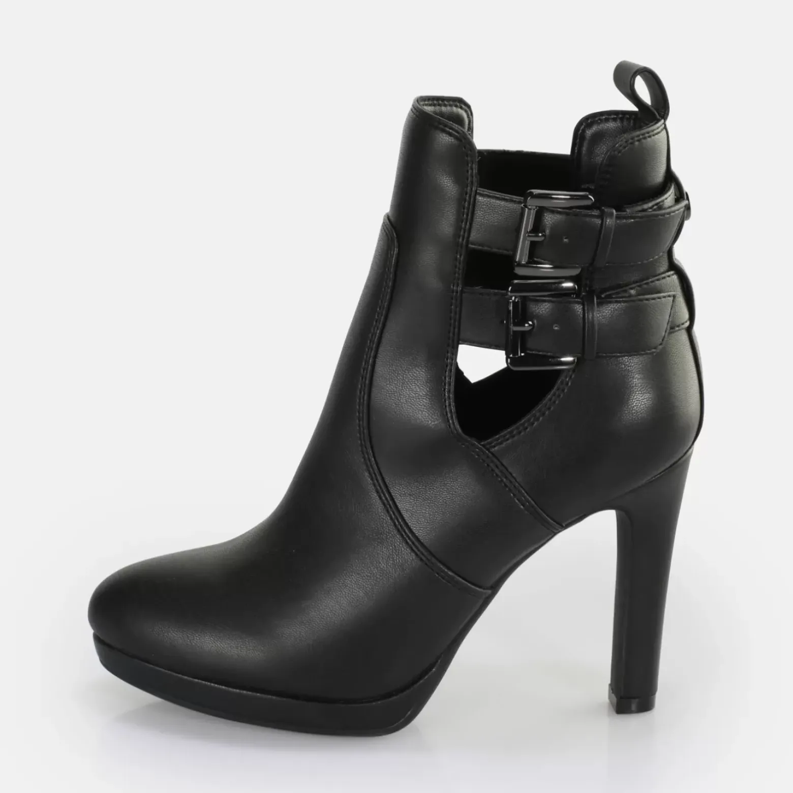 Discount BUFFALO Amy Coa Bottines Vegan Noir