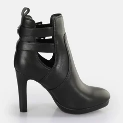 Discount BUFFALO Amy Coa Bottines Vegan Noir