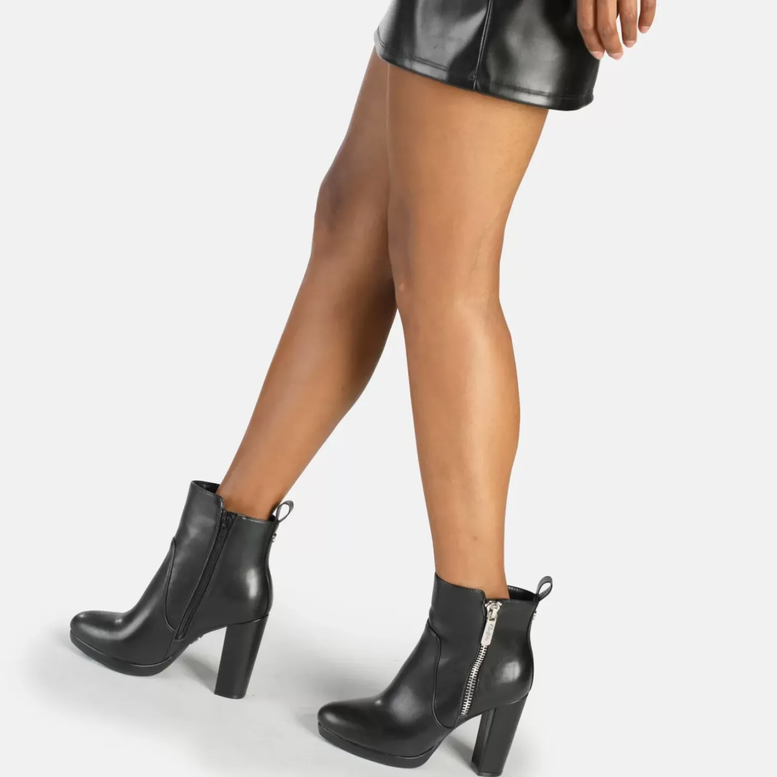 Online BUFFALO Amy Zip Bottines Vegan Noir