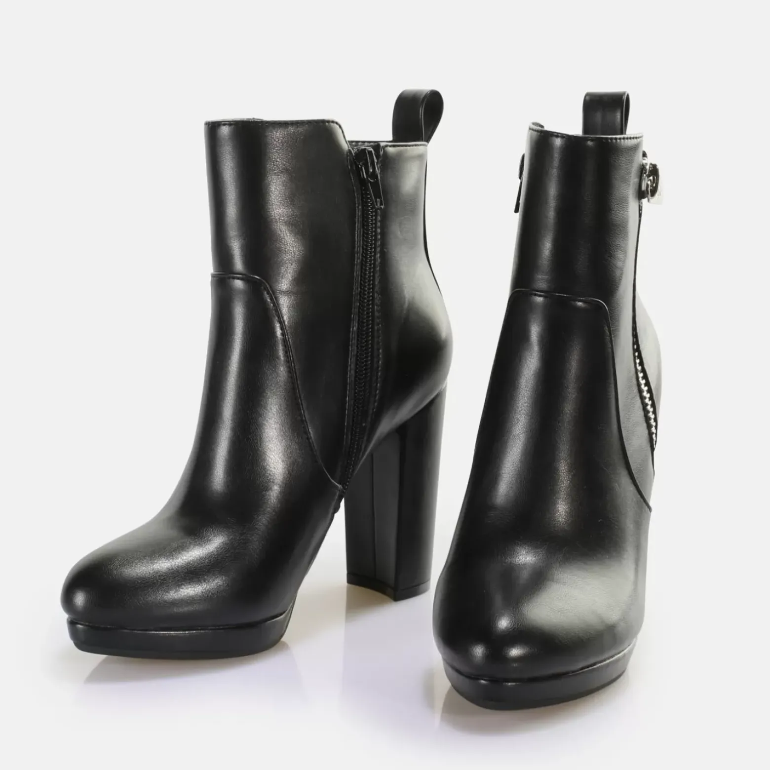 Online BUFFALO Amy Zip Bottines Vegan Noir