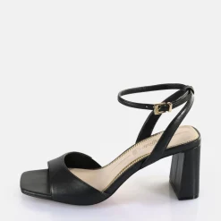 Fashion BUFFALO April Neat Sandales A Talon Veganes Perle Noir