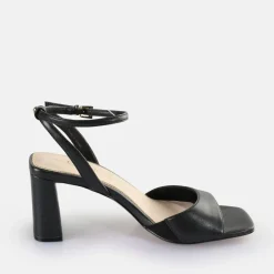 Fashion BUFFALO April Neat Sandales A Talon Veganes Perle Noir