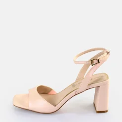 Online BUFFALO April Neat Sandales A Talon Veganes Clair Perle Rose