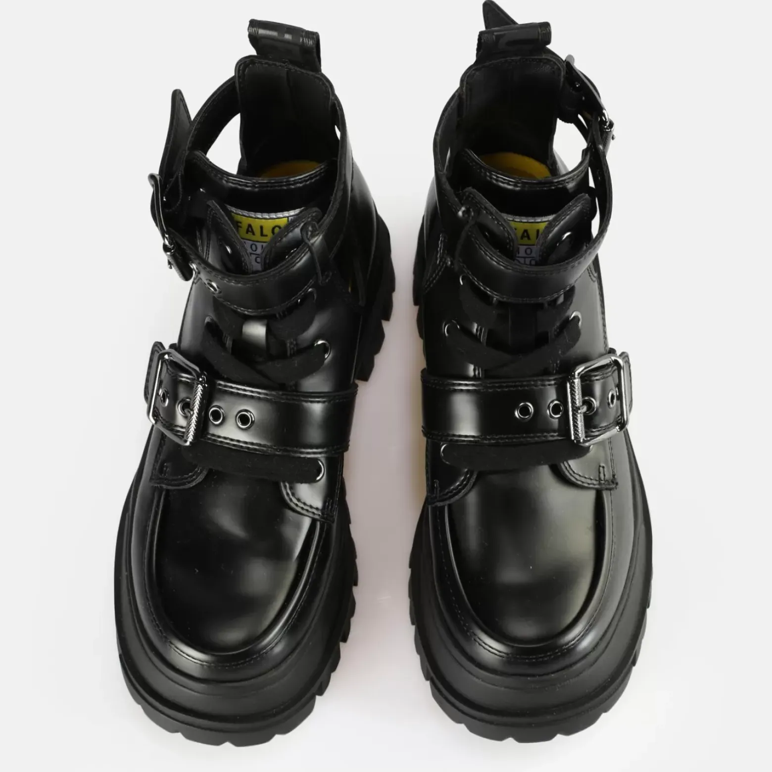 Hot BUFFALO Aspha Bike Bottines A Talon Vegan Noir