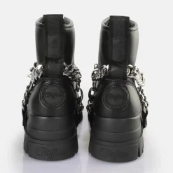 Store BUFFALO Aspha Chain 2.0 Bottines Vegan/Argent Noir