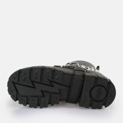 Store BUFFALO Aspha Chain 2.0 Bottines Vegan/Argent Noir