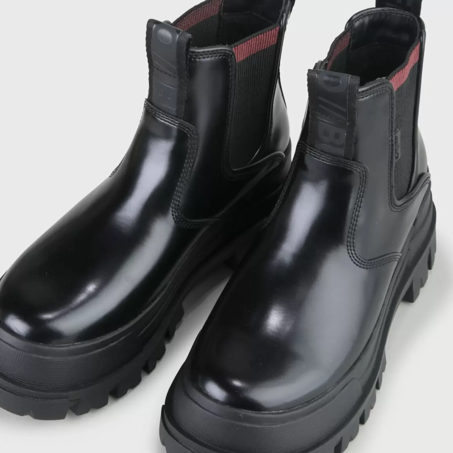 Store BUFFALO Aspha Chelsea Bottines Hautes Veganes Noir