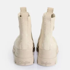 Online BUFFALO Aspha Chelsea Mid Bottines Vegan Cream Pad Creme