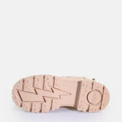 Outlet BUFFALO Aspha Chelsea Mid Bottines Vegan Noir Rose