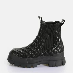 Best BUFFALO Aspha Chelsea Mid Bottines Vegan Black Pad Noir