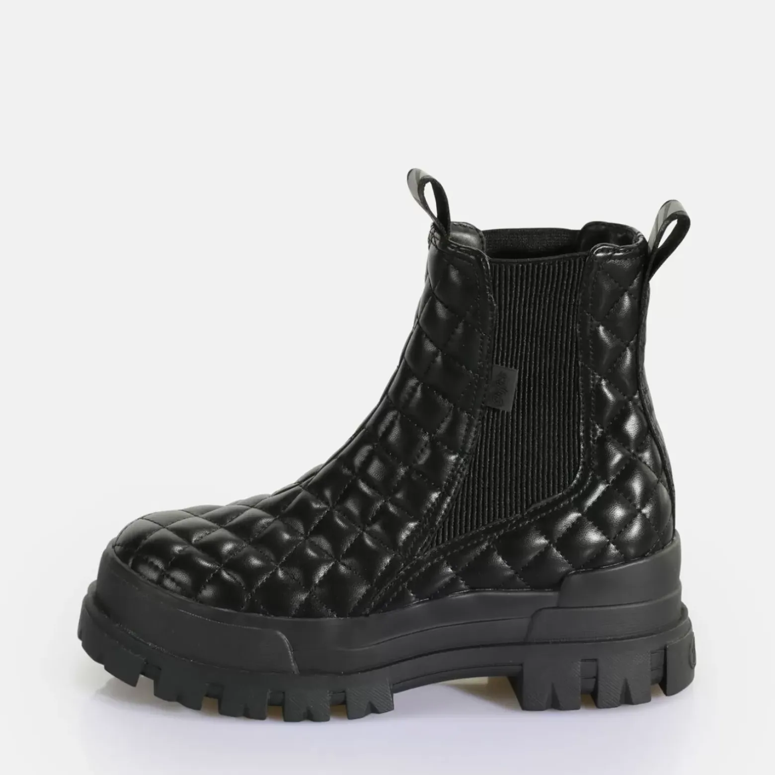 Best BUFFALO Aspha Chelsea Mid Bottines Vegan Black Pad Noir