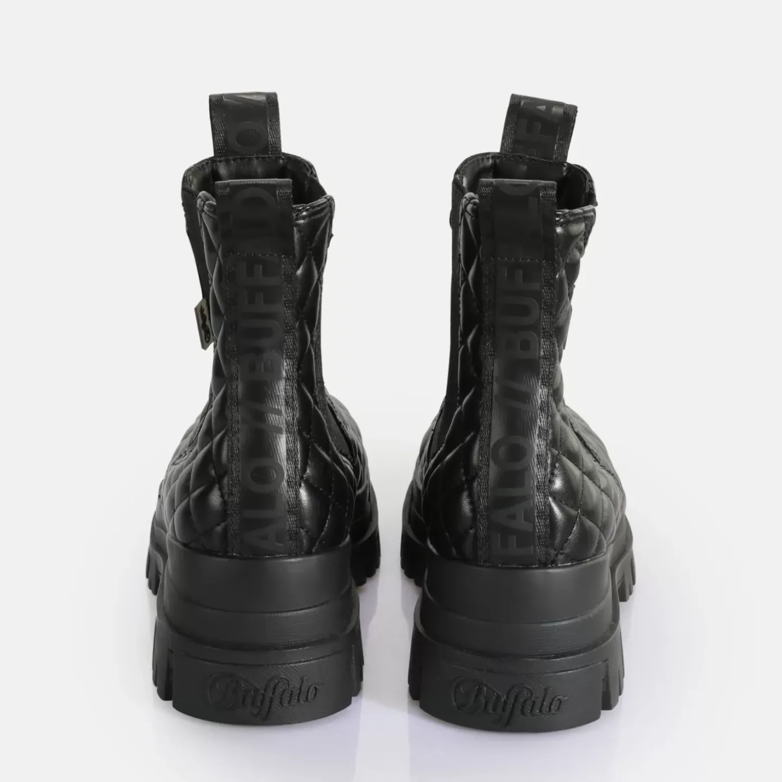 Best BUFFALO Aspha Chelsea Mid Bottines Vegan Black Pad Noir
