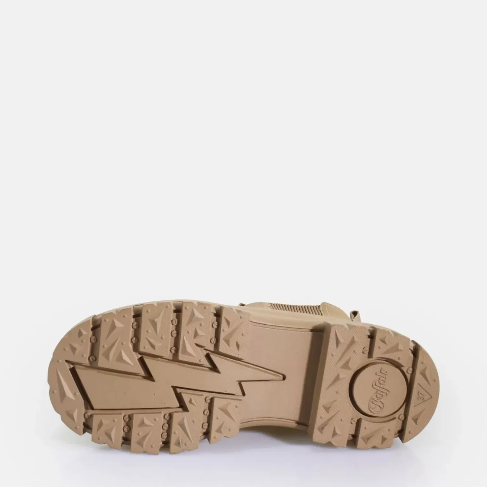 Discount BUFFALO Aspha Chelsea Mid Fourrure De Nubuck Vegan Marron