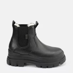 Flash Sale BUFFALO Aspha Chelsea Warm Men-Bottines Cheville Veganes- Noir