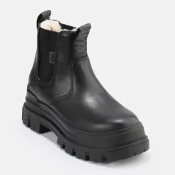 Flash Sale BUFFALO Aspha Chelsea Warm Men-Bottines Cheville Veganes- Noir