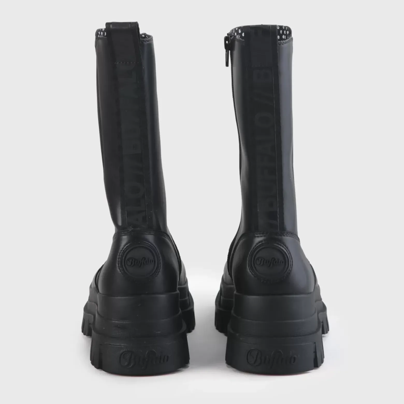 Store BUFFALO Aspha Clf Bottines Chelsea Veganes Noir