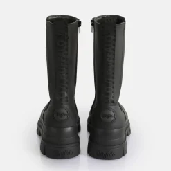 Outlet BUFFALO Aspha Clf Rain Chelsea Hi Bottes Vegan Noir