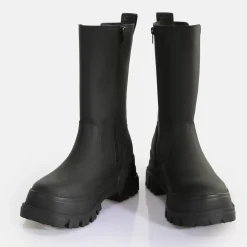 Outlet BUFFALO Aspha Clf Rain Chelsea Hi Bottes Vegan Noir