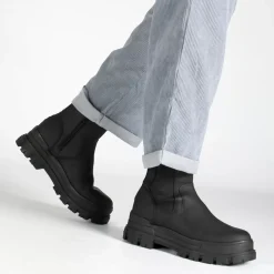 Discount BUFFALO Aspha Clf Rain Chelsea Hi Bottes Vegan Pour Homme Noir