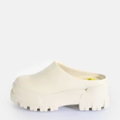 Best BUFFALO Aspha Clog 01 Chaussures Basses Veganes Ivoire Elfenbein