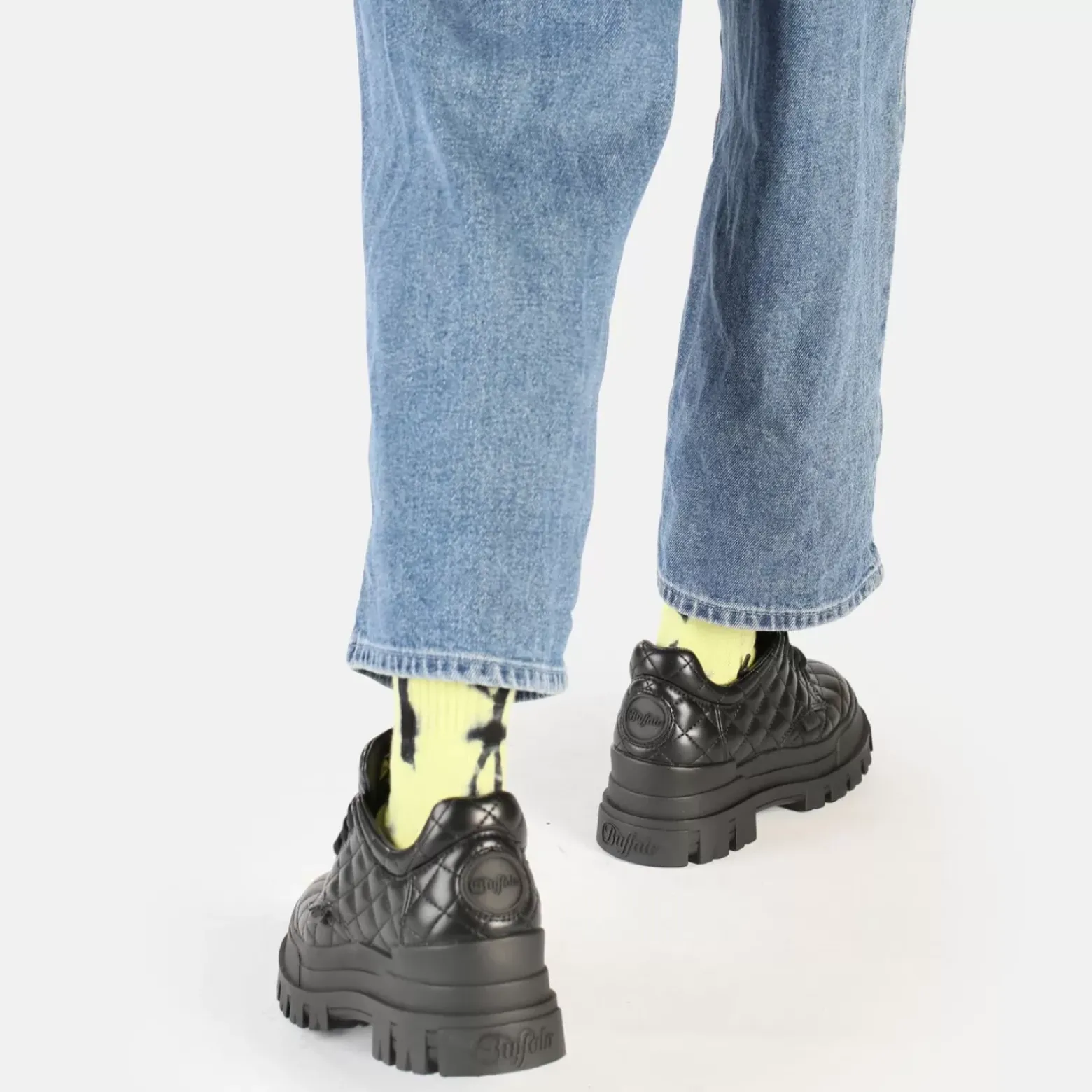 Best BUFFALO Aspha Cls Laceup Lo Baskets Basses Vegan Noir