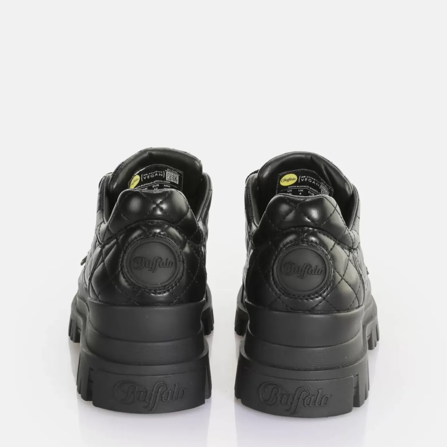 Best BUFFALO Aspha Cls Laceup Lo Baskets Basses Vegan Noir