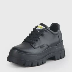 Sale BUFFALO Aspha Cls Men Chaussures Lacets Veganes Noir