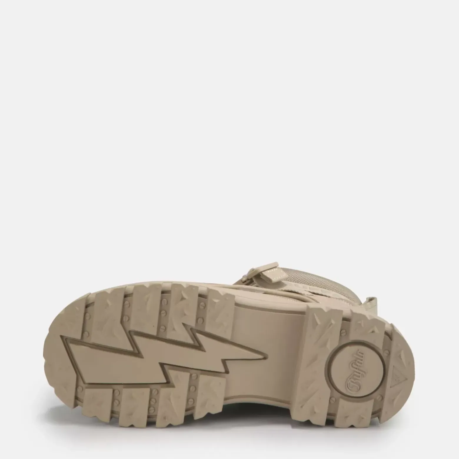 New BUFFALO Aspha Com1 Bottines Hautes Veganes Beige