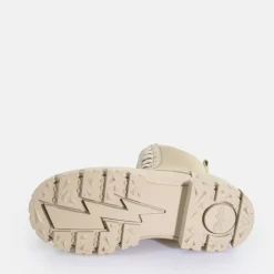 Shop BUFFALO Aspha Com2 Laceup Mid Bottines Vegan Creme