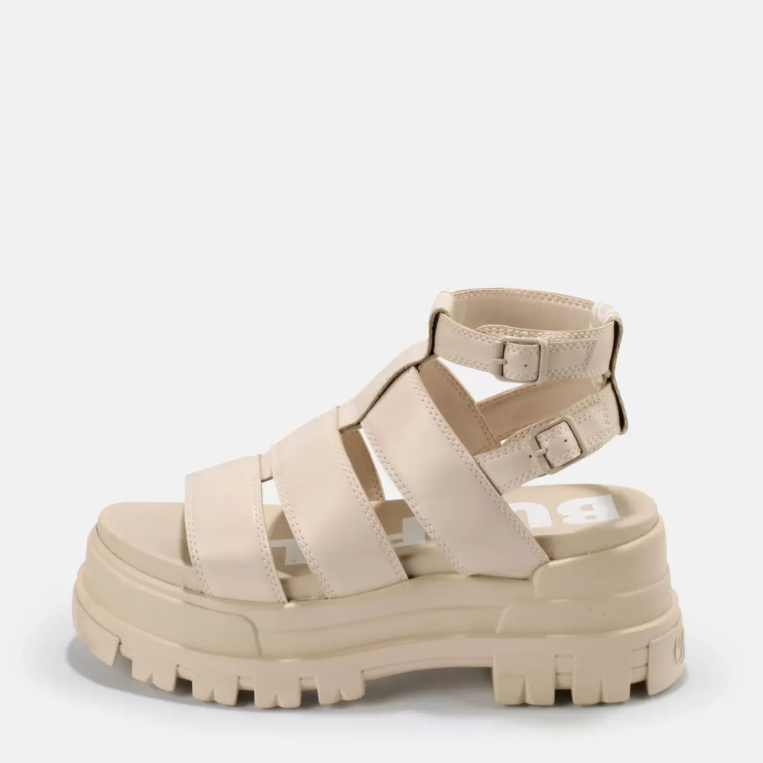 Store BUFFALO Aspha Gld Sandales Plateforme Veganes Creme