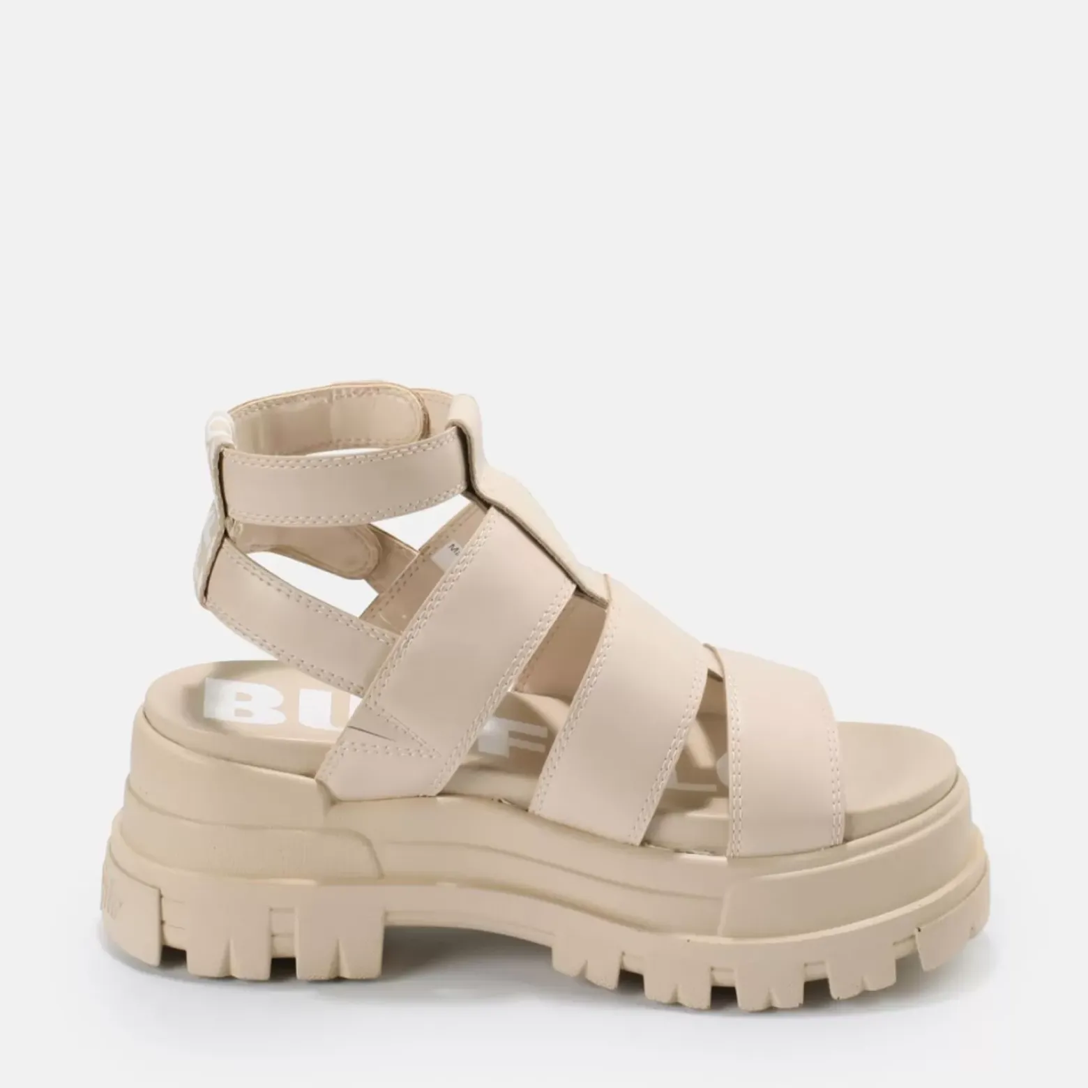 Store BUFFALO Aspha Gld Sandales Plateforme Veganes Creme