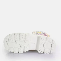 Discount BUFFALO Aspha Lace Up Hi Blanc