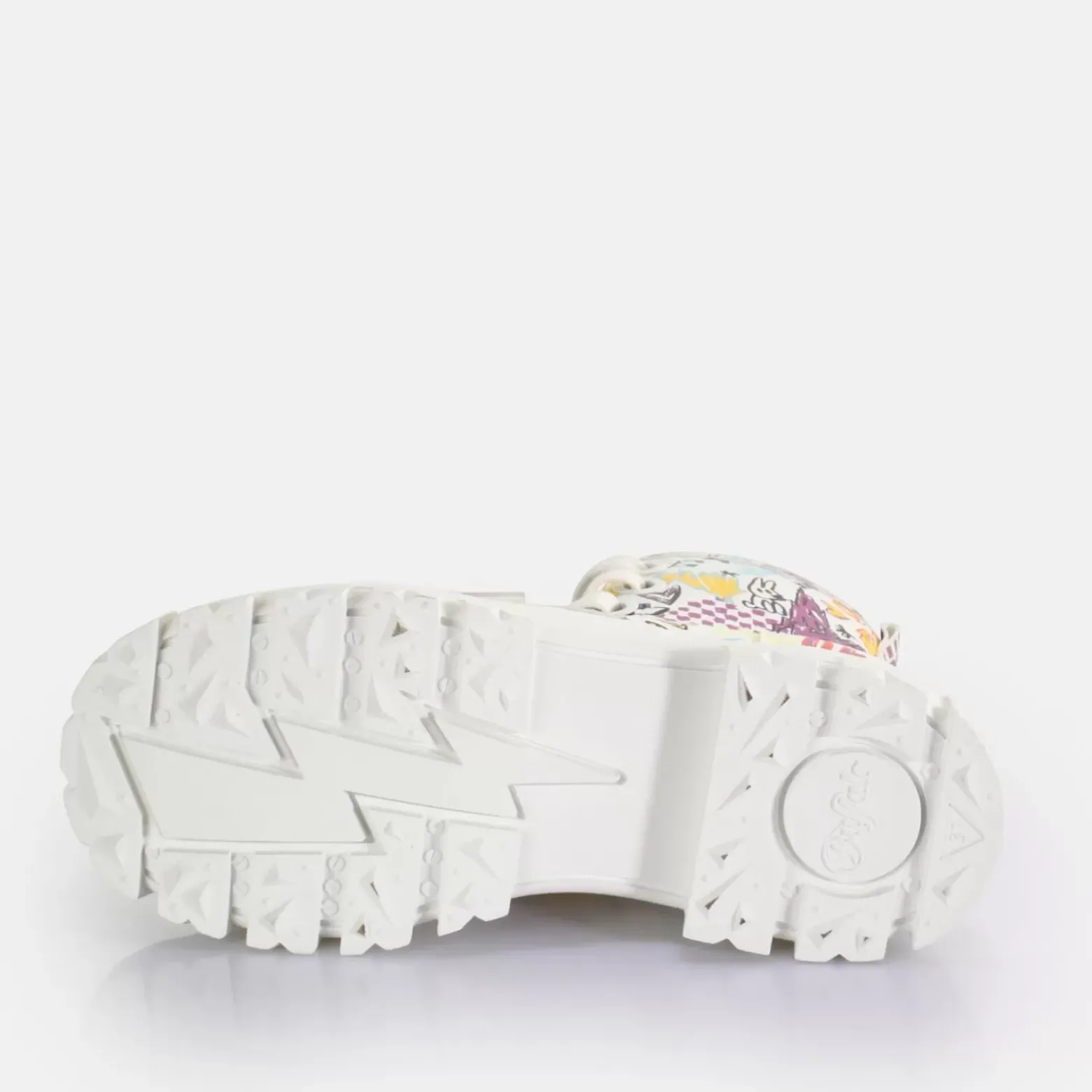 Discount BUFFALO Aspha Lace Up Hi Blanc