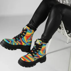 Best Sale BUFFALO Aspha Lace Up Hi Noir