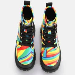 Best Sale BUFFALO Aspha Lace Up Hi Noir