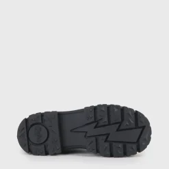 Best Sale BUFFALO Aspha Lace Up Hi Bottines Plates Veganes Noir