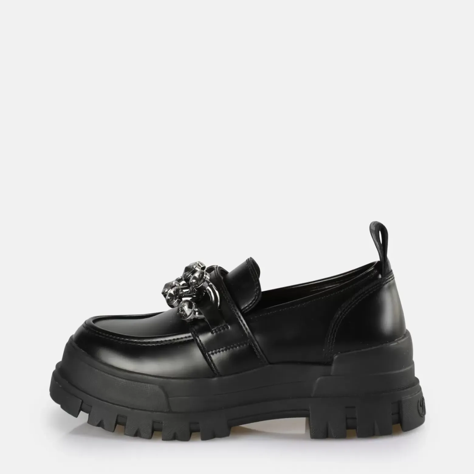 Cheap BUFFALO Aspha Loafer Glam Chaussures Basses Vegan Black Noir