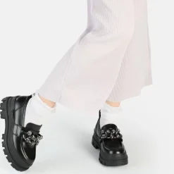 Cheap BUFFALO Aspha Loafer Glam Chaussures Basses Vegan Black Noir