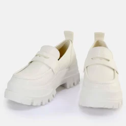 Shop BUFFALO Aspha Loafer Men Chaussures Basses Halbschuh Vegan Blanc