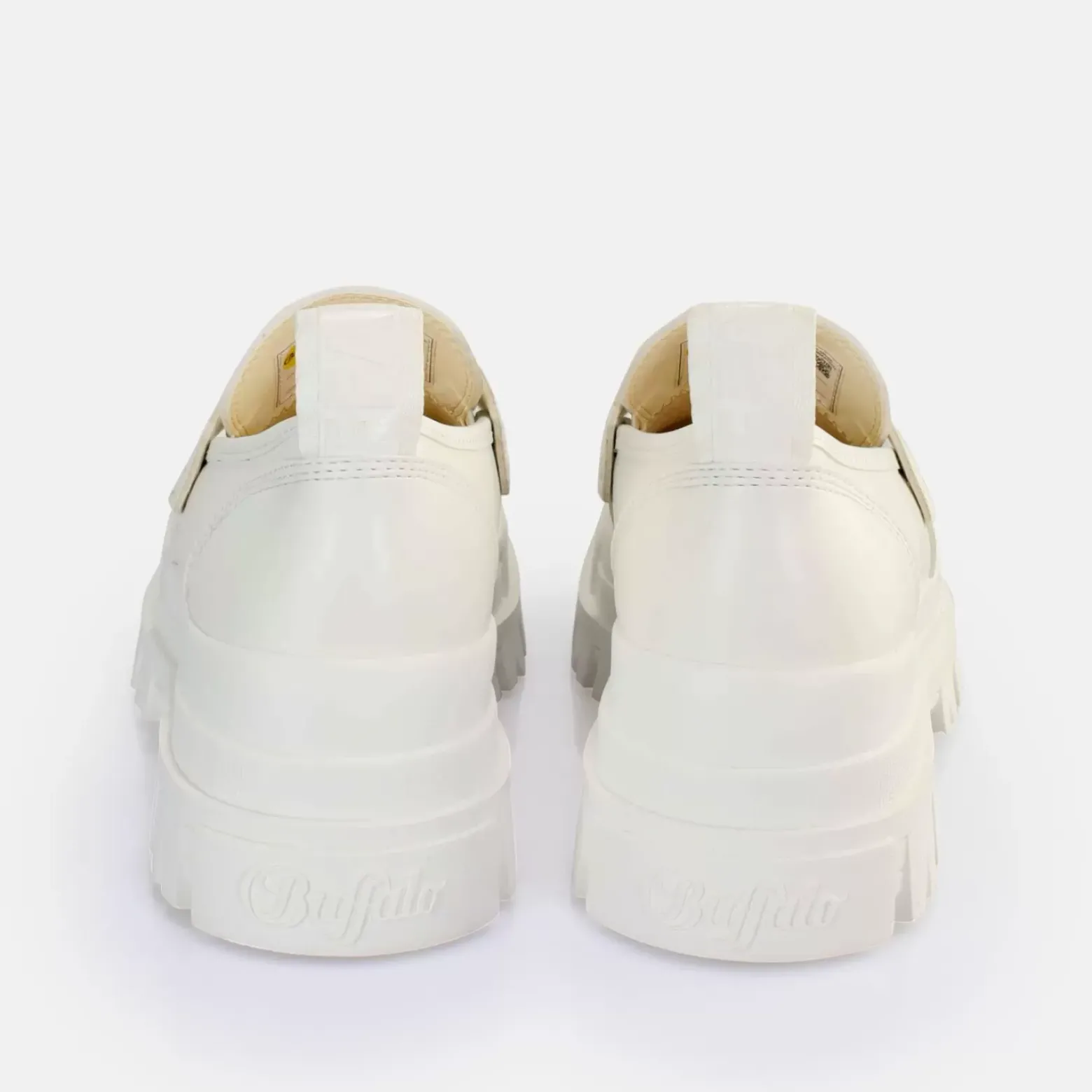 Shop BUFFALO Aspha Loafer Men Chaussures Basses Halbschuh Vegan Blanc