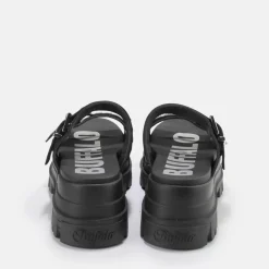 Store BUFFALO Aspha Loop Sandales A Plateforme Veganes Noir