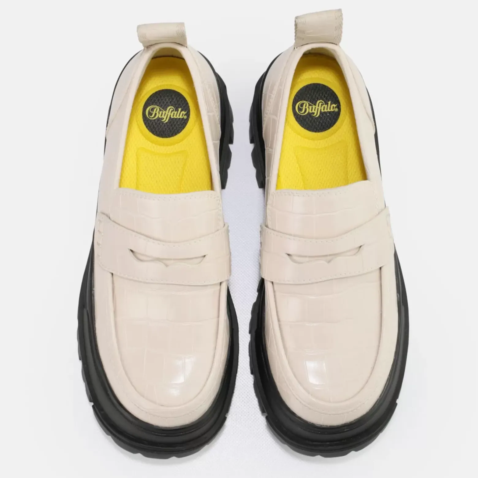 Flash Sale BUFFALO Aspha Mocassins Veganes Creme