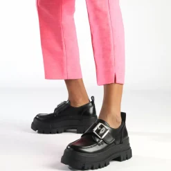 Best BUFFALO Aspha Monk Chaussures Basses Vegan Noir