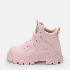 Hot BUFFALO Aspha Nc Mid Bottines Veganes Rose