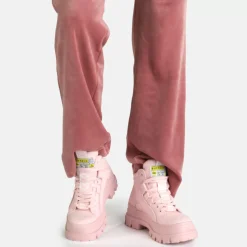 Hot BUFFALO Aspha Nc Mid Bottines Veganes Rose