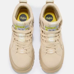 Sale BUFFALO Aspha Nc Mid Bottines Veganes Beige