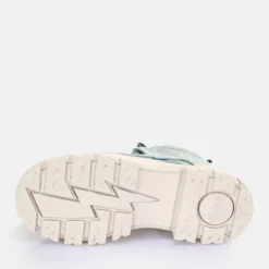 Clearance BUFFALO Aspha Nc Mid Bottines Veganes Bleu Clair Jean Blue Denim